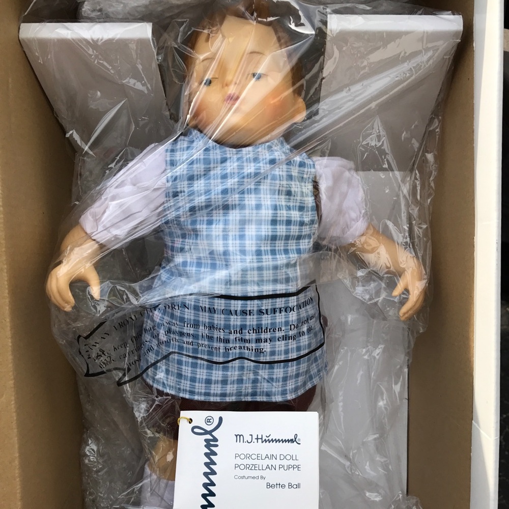 M.J. Hummel Doll. New in plastic.